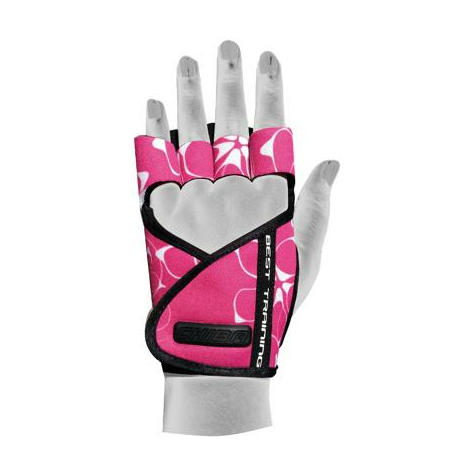Chiba Lady Motivation Glove, Pink/White Black