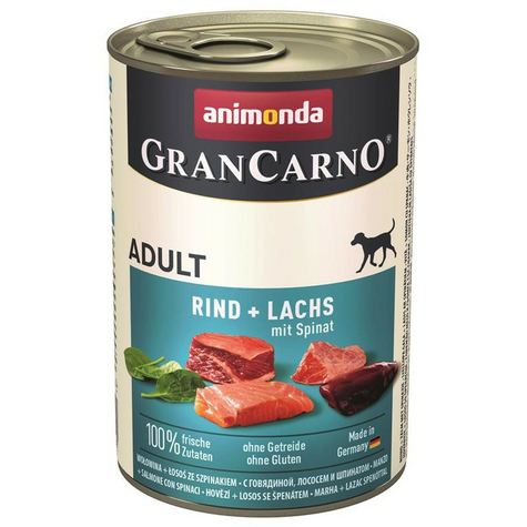 Animonda chien grancarno, grancarno ri-saumon-épinards400gd