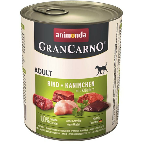 Animonda chien grancarno, grancarno ri-kanin herbe 800gd