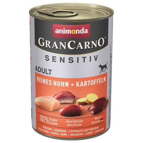 Animonda chien grancarno sensible, poulet carno sensi + pomme de terre 400gd