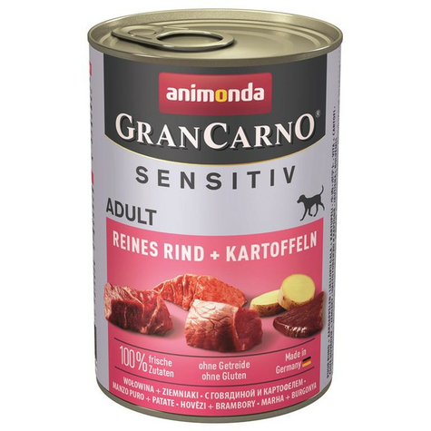 Animonda chien grancarno sensible, carno sensi boeuf + pomme de terre 400gd