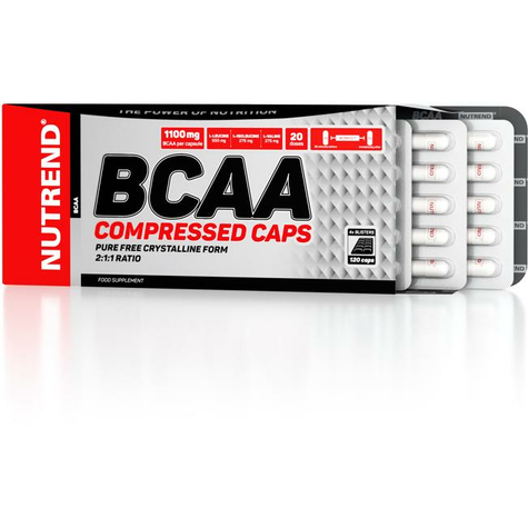 Nutrend bcaa compressed caps, 120 kapseln