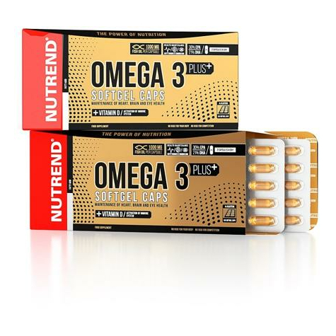 Nutrend Omega 3 Plus Softgel Caps, 120 Kapseln