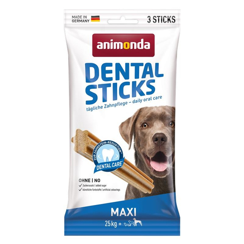 Snacks animonda pour chiens, bâtonnets dentaires maxi 165 g