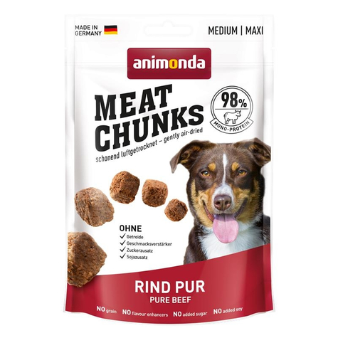 Snacks animonda pour chiens, morceaux de viande d'animal pur b?Uf 80g