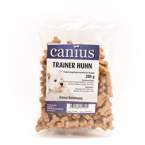 Canius snacks, poulet canius trainer 200 g