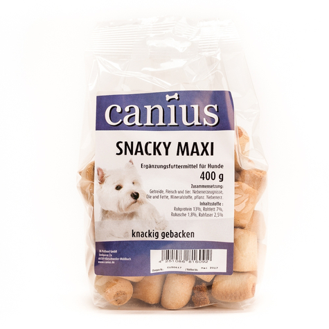 Collations canius, canius snacky maxi 400 g