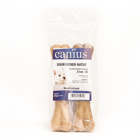 Canius snacks, os à mâcher canius naturel 21cm 2pcs