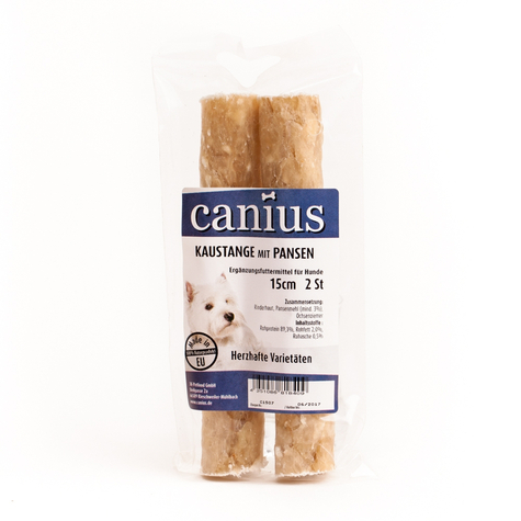 Canius snacks, can. Bâton à mâcher rumen 15cm 2 pièces