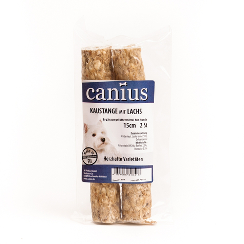 Canius snacks, peut mâcher du saumon 15cm 2 pièces