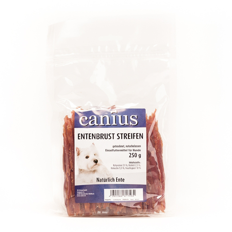 Canius Snacks,Cani. Duck Breast Strips 250g