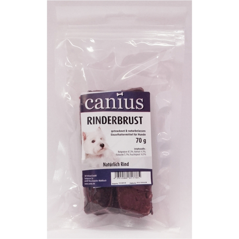 Canius Snacks,Cani. Beef Brisket Dried. 70g