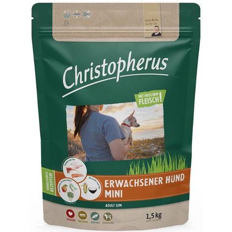 Christopherus chien, christopherus adulte mini 1,5kg