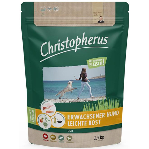 Christopherus dog, chris light food riz surgelé 1,5 kg