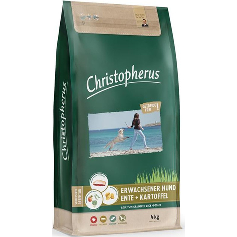 Christopherus Hund,Chris.Getreidefr. Ente-Kart 4kg