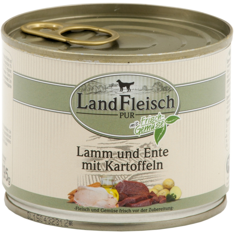 Landfleisch,Landfl. Lamm+Ente+Kart.  195gd