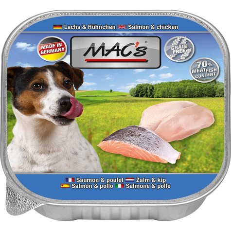 Mac´S,Macs Dog Lachs+Hühnchen  150gs