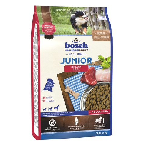 Bosch, agneau bosch junior + riz 3kg