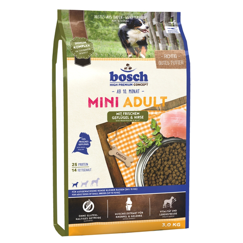 Bosch, mini volaille bosch + millet 1kg