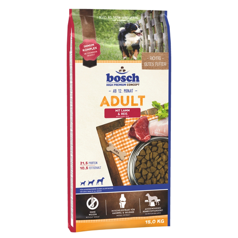 Bosch, agneau bosch + riz 15kg