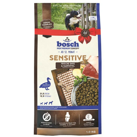 Bosch, canard bosch sensi + carton 1kg