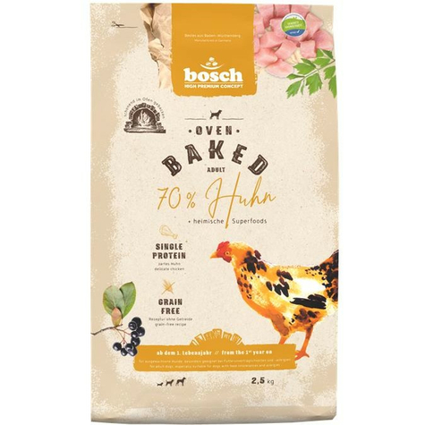 Bosch, poulet cuit au four bosch 2,5 kg