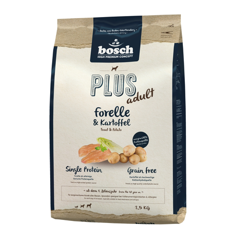 Bosch, bosch plus forel + kartof. 2,5 kg