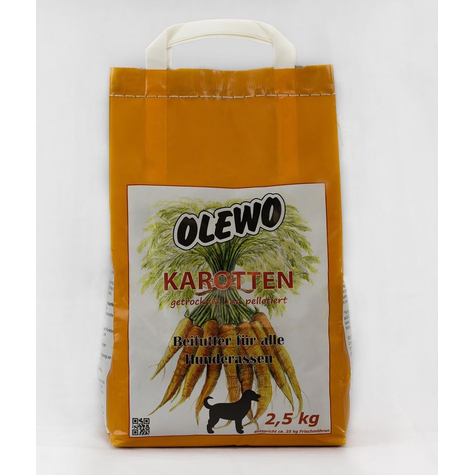 Olewo Carrots,Olewo Dog Carrot Pellet 2,5kg