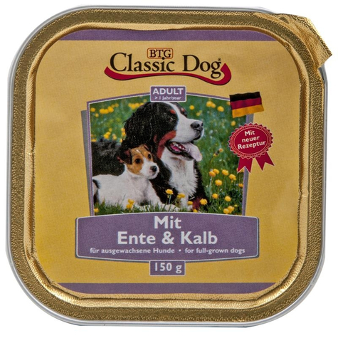 Classic Dog,Classic Dog Ente-Kalb   150g S