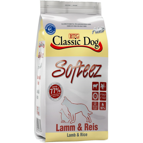 Chien classique, agneau cla.Dog Softeez + riz 1.5kg