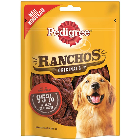 Pedigree,Ped. Snack Ranchos Rind    80g