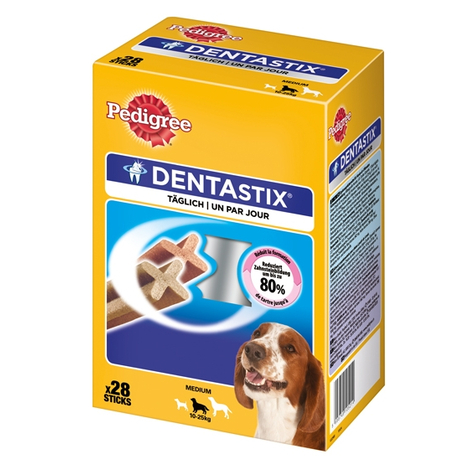 Pedigree,Denta-Stmp Mittelgr.Hund 4*7st