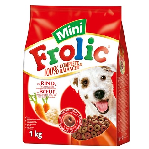 Frolic,Frolic Mini Beef Carrot Rice1kg