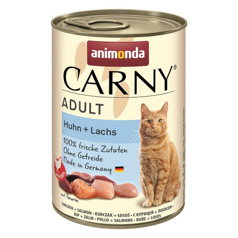 Carny chat animonda, poulet adulte carny + saumon 400gd