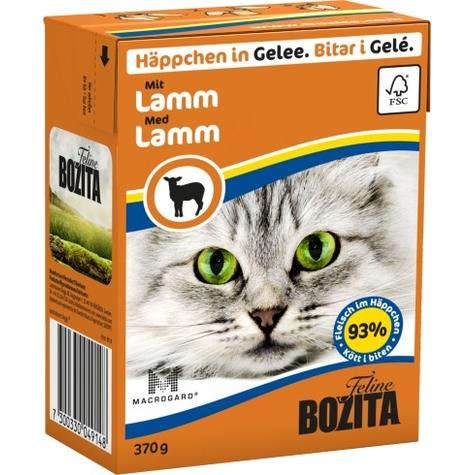 Bozita,Bz Cat Häpp.Gel.Lamb 370gt