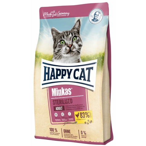 Happy Cat,Hc Minkas Steril. Gefl. 10kg