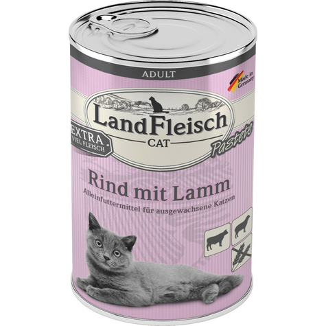 Landfleisch,Lafl.Cat Past Rind+Lamm  400gd
