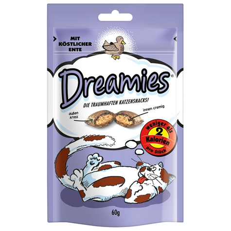 Dreamies, mars dreamies chat canard 60 g
