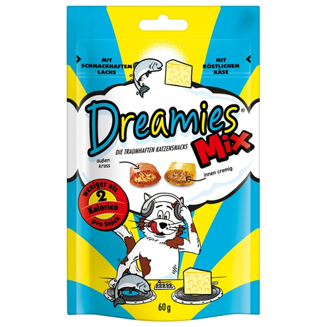 Dreamies, mars dreamiesmix saumon-fromage60g