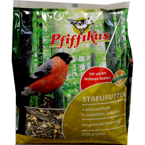 Pfiffikus nourriture pour oiseaux sauvages, litière pfiffikus 1kg