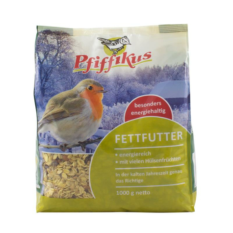 Pfiffikus nourriture pour oiseaux sauvages, pfiffikus fat food 1kg