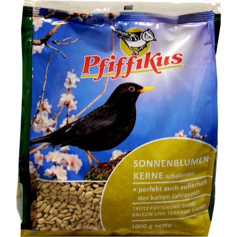 Pfiffikus nourriture pour oiseaux sauvages, whistle.Sunflower.Shellless 1kg