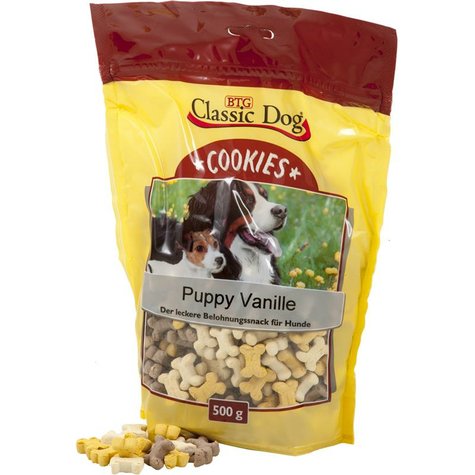 Classic Snacks,Cla.Cookies Puppy Vanille 500g