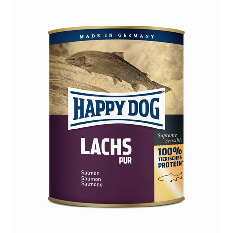 Happy Dog,Hd Lachs Pur 750gd