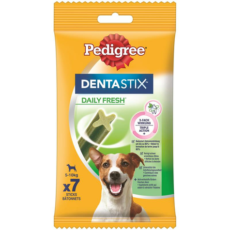 Pedigree,Dentastix-Fresh Ju+Kl Dog 7st