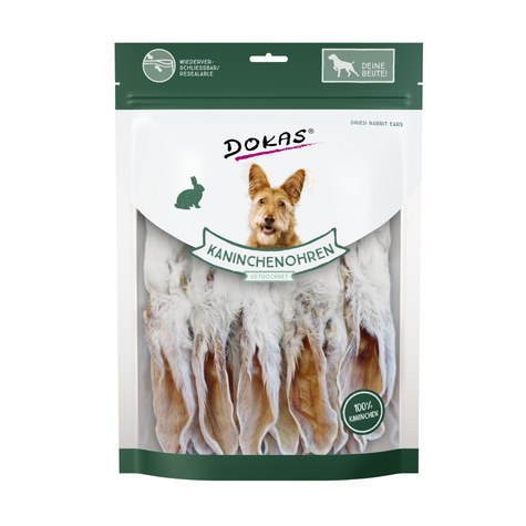 Dokas Dry Snacks,Dokas Rabbit.Ear.With Fur 180g