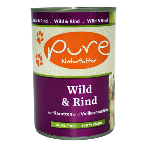 Pure Natural Food,Pure Dog Wild+Beef 400gd