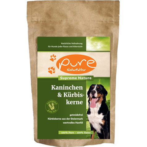 Pure Naturfutter,Pure Dog Sn Kani+Ku Getrfr400g
