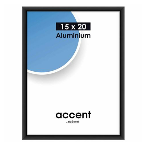 Nielsen accent 15x20 aluminium noir mat 51326