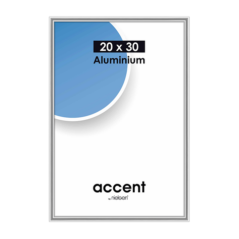 Nielsen accent 20x30 aluminium argenté 53523
